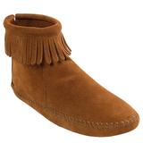 Minnetonka Back Zip - Womens 6.5 Brown Boot Medium