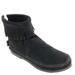 Minnetonka Back Zip Hardsole - Womens 11 Black Boot Medium