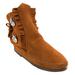 Minnetonka Two Button - Womens 7.5 Brown Boot Medium