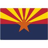 Imagine Work Surface Arizona Flag Huge Extra Large Non-Slip Desk Pad Plastic | 24 H x 36 W in | Wayfair DS013