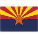 Imagine Work Surface Arizona Flag Huge Extra Large Non-Slip Desk Pad Plastic | 24 H x 36 W in | Wayfair DS013