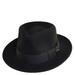 Scala Classico Men's Crushable C Crown Fedora Black Size L