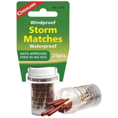 Coghlan's 1170 Wind & Waterproof Storm Matches, 25-Pack Multi-Colored