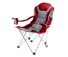 Picnic Time Dark Red Picnic Time Reclining Camp Chair