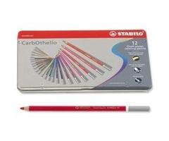 Wet Stabilo CarbOthello Artist Pencil Chalk-pastel Dry or Wet Line Width 4.4mm Assorted Ref 1412-6