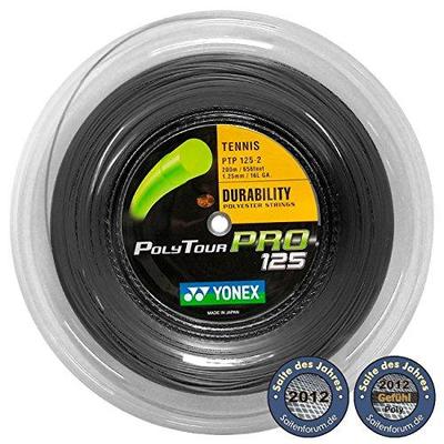 Yonex Poly Tour Pro String Reel - Black, 1.25 mm