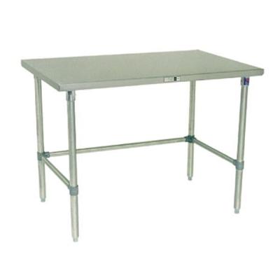 John Boos Work Table, 36"w X 24"d, 14/300 Stainless Steel Flat Top