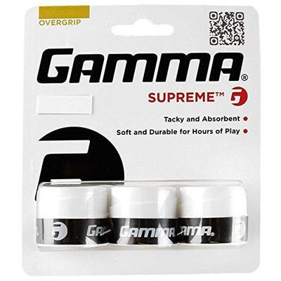 Gamma Sports Overgrip Supreme 3 White white Size:Standard