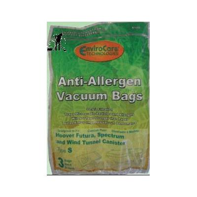 Hoover Style S Anti Allergen HEPA Cloth Bags - 3 pack