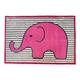 Bacati - Elephants Pink/Grey Rug