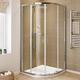 iBathUK 900 x 900 Quadrant 6mm Thick Sliding Glass Shower Enclosure Screen Cubicle Door