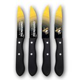 Woodrow Pittsburgh Penguins 4-Piece Stainless Steel Steak Knife Set
