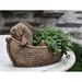 Campania International Fish Out of Water Cast Stone Statue Planter Concrete, Copper in Brown | 12.25 H x 20.5 W x 10.25 D in | Wayfair P-753-BR