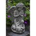 Campania International Angel's Prayer Statue Concrete, Copper in Gray | 15.25 H x 8.75 W x 9.5 D in | Wayfair C-110-NN