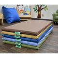 Angeles Cozy Woodland 2" Thick Nap Mat Vinyl in Blue/Brown | 2 H x 48 W x 24 D in | Wayfair CF350-044