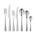 Robert Welch Malvern Bright, 84 Piece Cutlery Set for 12 People. Made from Stainless Steel. Dishwasher Safe.