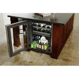 Perlick 62 Can & 16 Wine Bottle Freestanding Beverage Refrigerator Stainless Steel in Gray | 32 H x 23.88 W x 24 D in | Wayfair HA24BB-4-1R