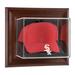 Chicago White Sox Brown Framed Wall-Mounted Logo Cap Case