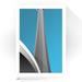 Toronto Blue Jays 14" x 20" Rogers Centre CN Tower Minimalist Art Giclee Print