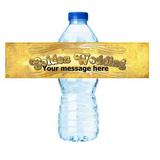 Golden Anniversary Party Decoration 15ct Water Bottle Labels Stickers