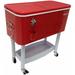 Beacon Garden Products 65 Qt. Rolling Party Cooler, Metal in Red | 32.6 H x 32 W x 17 D in | Wayfair RC12065RS