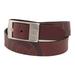 Men's Brown Chicago Cubs Brandish Leather Belt