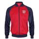 Arsenal FC Official Football Gift Mens Retro Track Top Jacket Red Small