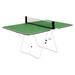 Butterfly Family Mini Foldable Indoor Table Tennis Table Wood/Steel Legs in Green | 24 H x 54 W x 35 D in | Wayfair TFAMGN