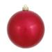 Freeport Park® Holiday Décor Ball Ornament Plastic in Red | 4.75" H x 4.75" W x 4.75" D | Wayfair HLDY4034 32576466