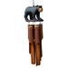 Cohasset Gifts & Garden Bear Carved Bamboo Wind Chime Bamboo | 36 H x 8 W x 8 D in | Wayfair 171BB