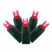 The Holiday Aisle® Single Mold Wide Angle LED Christmas light set 6"x25'L in Pink | 0.75 H x 300 W x 0.75 D in | Wayfair HLDY2951 32573928