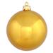 The Holiday Aisle® Holiday Décor Ball Ornament Plastic in Yellow | 12" | Wayfair HLDY3855 32575973
