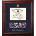 Patriot Frames Air Force Discharge Executive Picture Frame 18.75 H x 16.5 W x 1.5 D in blue/brownWood in Gold/Mahogany | 10" x 14" | Wayfair