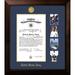 Patriot Frames Navy Certificate Legacy Picture Frame 17.75 H x 15.75 W x 1.5 D in blue/brownWood in Gold | 8" x 10" | Wayfair NACLG001S8x10