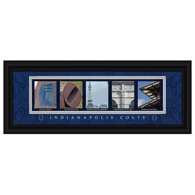 Indianapolis Colts Framed Letter Art