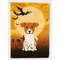 Carolines Treasures BB4374CHF Halloween Jack Russell Terrier Flag Canvas House Size Large multicolor