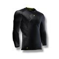 Storelli BodyShield Goalkeeper 3/4 Undershirt | Lightweight Compression Soccer Shirt | Chest Protector | Elbow and Shoulder Padding | Black | Large