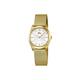 Lotus Women's Quartz Watch with Silver Dial Analogue Display and Gold Stainless Steel Gold Plated Bracelet 18292/1