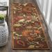 Brown/Orange 27 x 0.25 in Area Rug - Winston Porter Emrick Hand-Hooked Wool Area Rug Wool | 27 W x 0.25 D in | Wayfair CHLH6245 32895672