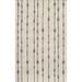 Gray/White 42 x 0.5 in Indoor Area Rug - Latitude Run® Sawyer Abstract Handmade Tufted Wool Dark Gray/Ivory Area Rug Wool | 42 W x 0.5 D in | Wayfair