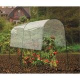 Gardman Tomato 4 Ft. W x 6.5 Ft. D Mini Greenhouse Polyethylene Film/Steel in Gray/Green | 77.5 H x 48 W in | Wayfair 7623