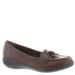 Clarks Ashland Bubble Loafer - Womens 7.5 Brown Slip On W