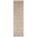 White 96 x 27 x 0.5 in Area Rug - One Allium Way® Bourgault Ironstone Area Rug Viscose | 96 H x 27 W x 0.5 D in | Wayfair OAWY5126 33058658