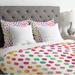 Ebern Designs Dot Duvet Cover Microfiber in Pink/White/Yellow | Queen | Wayfair EUNH4877 33363917