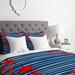 Latitude Run® Spangled Duvet Cover Set Microfiber in Red | Twin/Twin XL | Wayfair EUNH5337 33410035