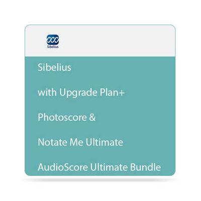 Sibelius Sibelius + Ultimate Bundle with Upgrade Plan, Photoscore & Notate Me Ultima 9938-30111-00