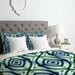 East Urban Home Maranta Duvet Cover Set Microfiber in Blue | Queen | Wayfair EUNH5763 33412329