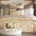 Eastern Accents Sabelle Single Comforter Polyester/Polyfill/Linen in Brown/Orange/White | Full/Double Comforter | Wayfair DVF-365B