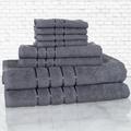 Plymouth Home 8-Piece Bath Towel Set - Plush Bathroom Towels w/ Washcloths, Hand, & Bath Towels Terry Cloth/100% Cotton | 27.5 W in | Wayfair