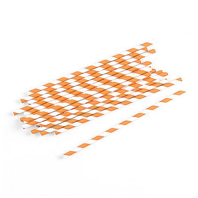 Weddingstar Sippers Basic Paper Disposable Straw Paper in Orange | Wayfair 9339-15